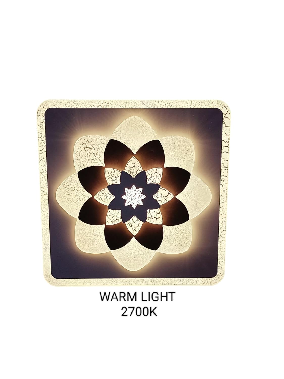 36W 3-in-1 LED Ceiling Chandelier – 16 Inch Flower Design