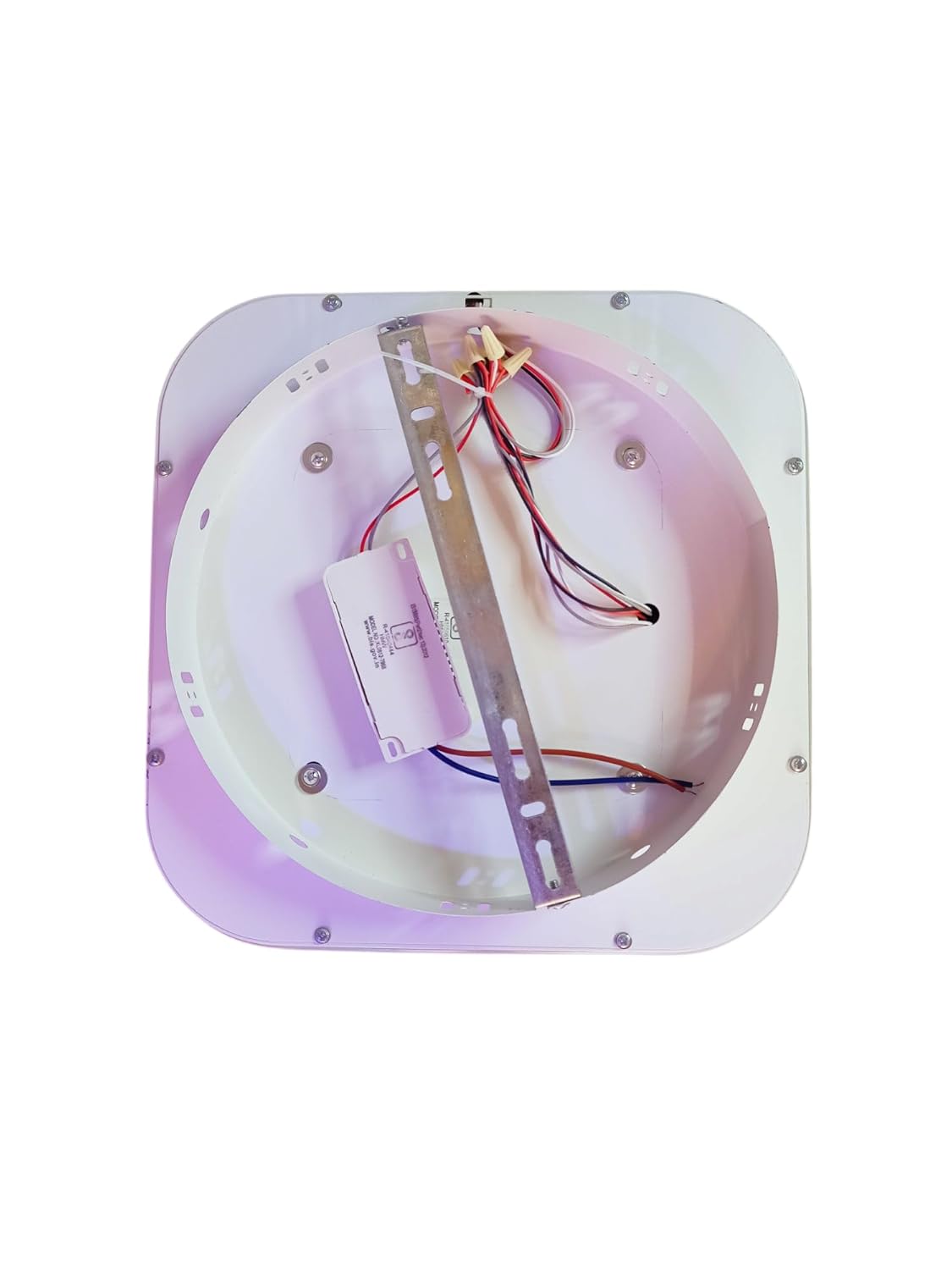 24W 3-in-1 LED Square Ceiling Chandelier – 12 Inch