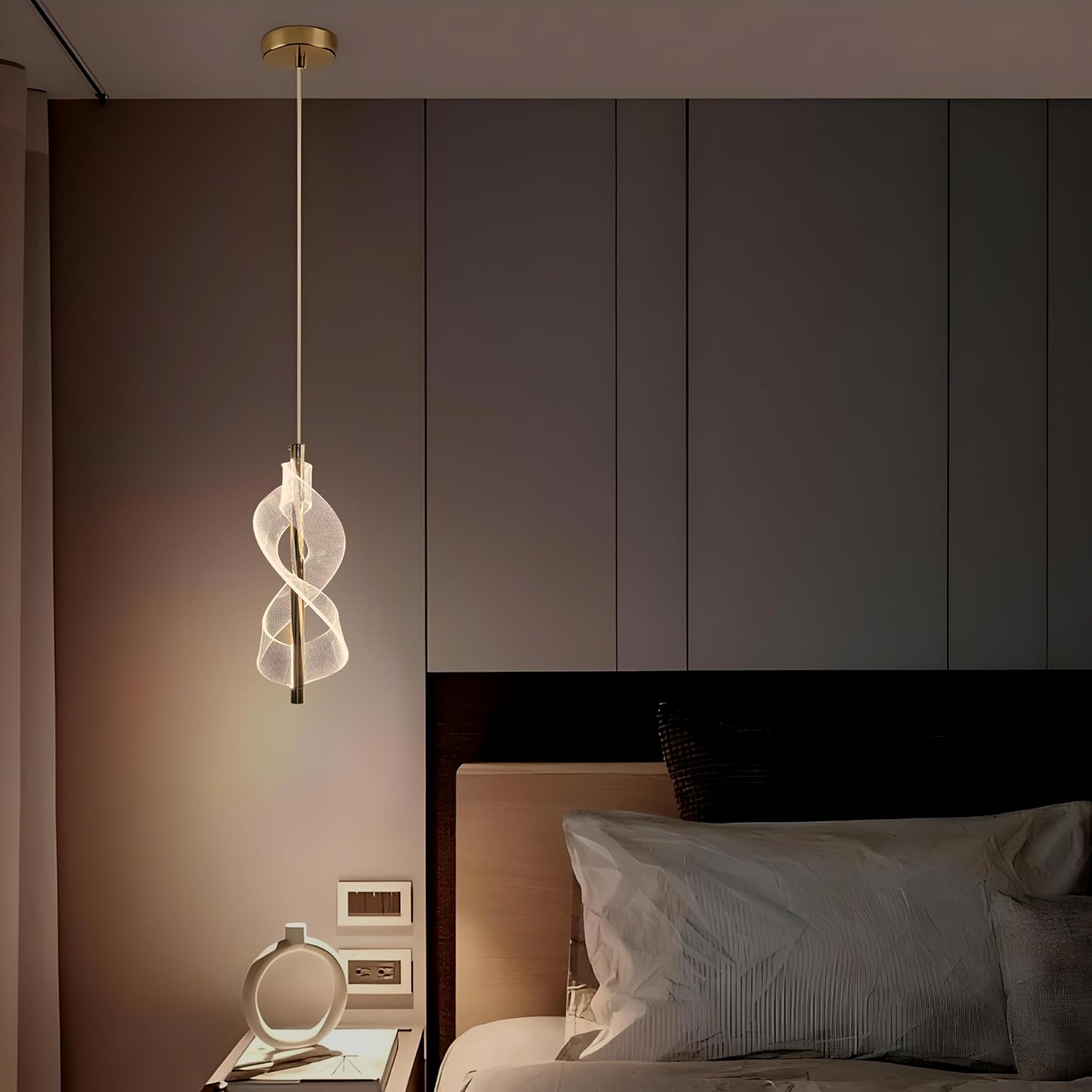 MDM LIGHTS Home Decorative Hanging Pendant Light For Bedroom, Living Room, Café, Kitchen Island, Balcony (Pack Of 1)